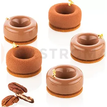 Kuchyňská sůl Forma na cukrovinky a dezerty - 15x 30 ml, 50x20 mm - Oblio 30 | SILIKOMART, Modern Single Portions