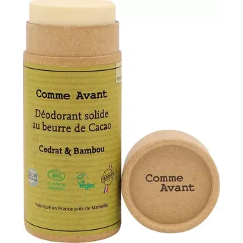 Comme Avant Bio deodorant bezsodý s hořčíkem bambus a cedrát 60 g