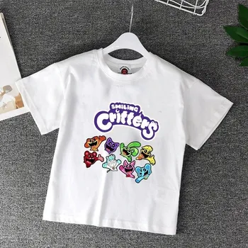 Smiling Critters Dětské bílé tričko s potiskem na motivy oblíbených postaviček "Smiling Critters" (vel. 100 - 160) Barva: 28, Velikost: 150