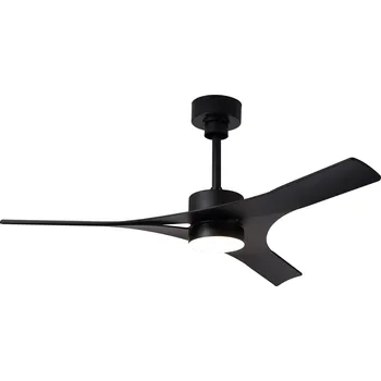 Stropní ventilátor Mantra Thai, lopatkový ventilátor se svítidlem a dálk. ovladačem LED 30W 2700-5000K, černá, průměr 122cm