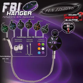 Signalizátor záběru Fun Fishing indikátor FBI Hanger purpurový (610306)