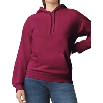 Dámská mikina Gildan Unisex mikina s kapucí GSF500 Maroon XL