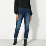 Bavlněné džíny mom modrá 46