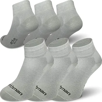 Pánské ponožky Northman Sportovní ponožky Multisport Low Ultralight 3-pack Velikost: 39-41 Šedé Univerzální Sportovní Podkotníkové Ponožky