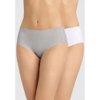 Body Sada 2 kalhotek Body Touch bílá+šedá 36/38