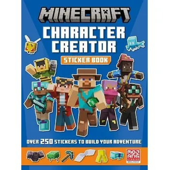 Cizojazyčná kniha Minecraft Character Creator Sticker Book - Mojang AB