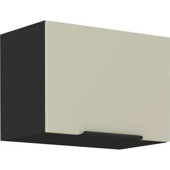 Kuchyňská skříňka LEMPERT Horní skříňka nad digestoř ARINA 28 (50 / 36 cm) - černá / kašmír