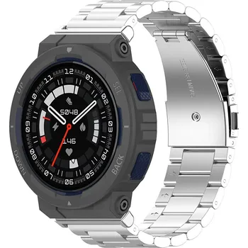 Ostatní příslušenství k chytrým hodinkám eses Kovový řemínek pro Amazfit Active Edge - Stříbrný