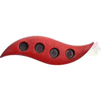 Svícen Keramický svícen Popis: Keramický svícen červený na čtyři svíčky