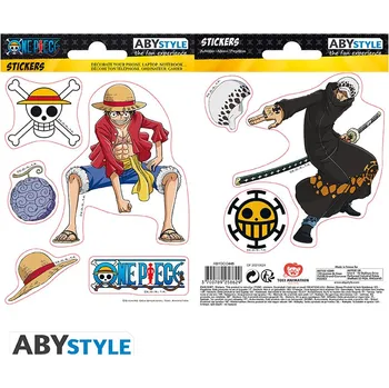 samolepka Samolepky One Piece - Luffy & Law