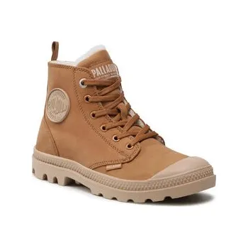 Pánská móda Turistická obuv Palladium Pampa Hi Zip Wl 95982-252-M Hnědá 37