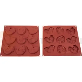Kuchyňská sůl Silikonová forma na 9 velikonočních cukroví HSH 03 A MY EASTER COOKIES | SILIKOMART, Uniflex