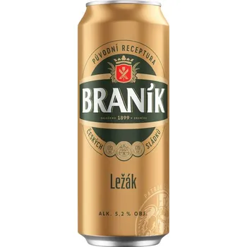 Pivo Braník Ležák 0,5l - plech