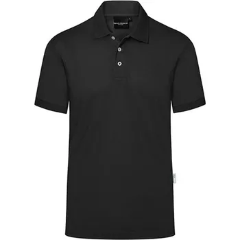 Pánské tričko Karlowsky Pánské polo triko KY143 Black (ca. Pantone 419C) M