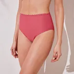 Plavkové kalhotky maxi s vysokým pasem a žabičkováním Vilorio růžová tmavá 50