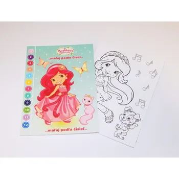 omalovánky Omalovánky A5 Strawberry 2 - princezny ...maluj podle čísel 479725