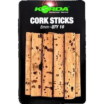 Korda korkové tyčinky Cork Sticks 8 mm 10 ks (KRT007)
