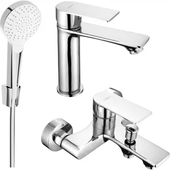 Vodovodní baterie Vanová souprava Mexen Royo R05, chrom - 72203R05-00