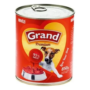GRAND konz. pes hovězí 850g