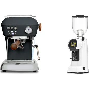 Kávovar Ascaso Dream PID, Anthracite + Eureka Helios 65, white