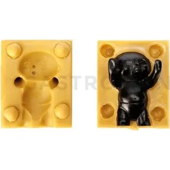 Kuchyňská sůl Silikonová forma na cukrovou hmotu nebo čokoládu ve tvaru děťátka - 60x33x40 mm | SILIKOMART, SugarFlex Gold