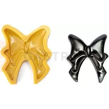 Kuchyňská sůl Silikonová forma na cukrovou hmotu nebo čokoládu ve tvaru stuhy - 105x87x15 mm | SILIKOMART, SugarFlex Gold