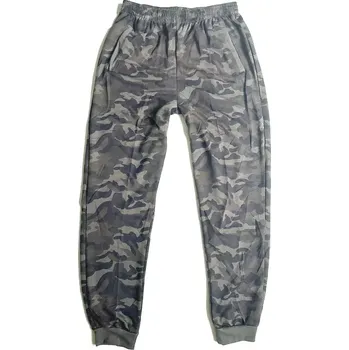 Tepláky s úpletem tmavý maskáč (Tepláky s úpletem)