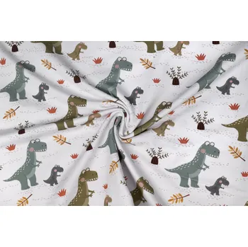 Teplákovina T Rex na bílé