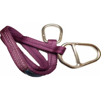 Upínací popruh Ganas spol. s.r.o. TEXTIL OKO – OKO S OCELOVÝMI OKY – Cr2 1000Kg Nosnost: 1000 kg, Délka: 2 m, Šířka pásu: 30 mm