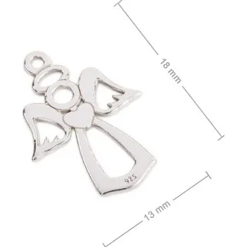 Přívěsek Stříbrný přívěsek Anděl 13 mm