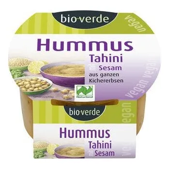 Rostlinná pomazánka BioVerde Hummus tahini 150g bio