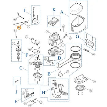 Pohon brány Nice CA2031.5320 zemnící kabel HYKE7024