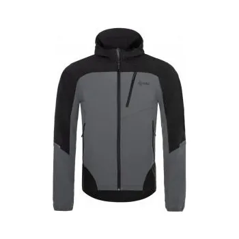 Pánská softshellová bunda Kilpi NEATRIL-M tmavě šedá S; Šedá bunda + DÁREK DLE VÝBĚRU!