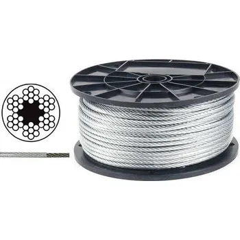 Lano Ganas spol. s.r.o. Lanko v PVC obalu Délka: 1 m, Průměr lana: průměr 3/4