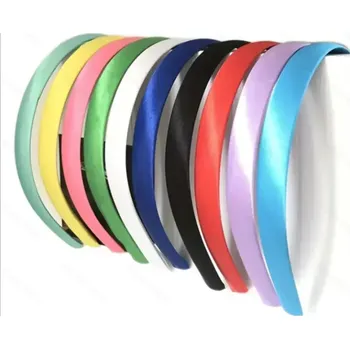 Sada 10 kusů širokých barevných čelenek do vlasů (Vlasové doplňky )