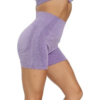 Dámská móda Yoga Fixed krátké legíny fialová velikost oblečení S