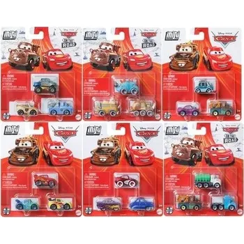 Mattel Disney Pixar Cars Mini Racers 3 auta GKG01 div