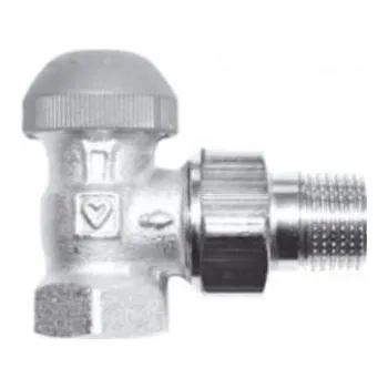 Ventil Herz TS-98-VHF termostatický ventil M30x1,5, 3/4" rohový, s plynulým přednastavením a číselnou stupnicí