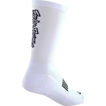 Pánská móda Troy Lee Designs Dlouhé ponožky TLD SIGNATURE PERFORMANCE, white - L/XL