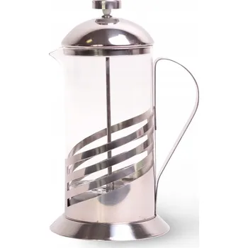 French press Kamille Stripes konvice na kávu s filtrem 1 l nerez