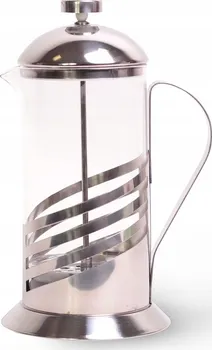 French press Kamille Stripes konvice na kávu s filtrem 1 l nerez