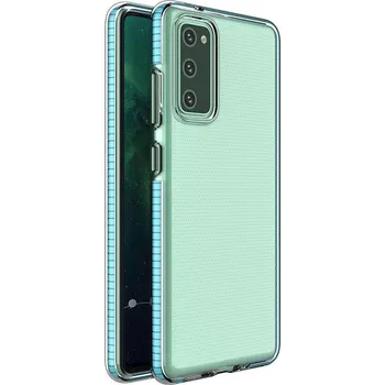 Pouzdro na mobilní telefon Forcell Ultratenké TPU pouzdro 0,1mm s barevným rámečkem pro Samsung Galaxy A72 4G jasně, modrá, 9111201934016