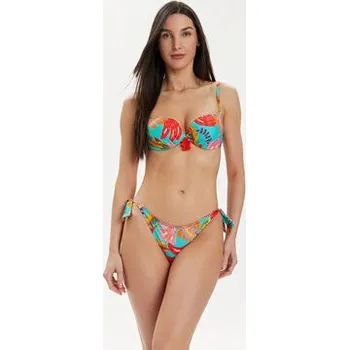 Dámské plavky Selmark Spodní část bikin BJ607 Tyrkysová 4