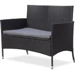 Texim BALI - ratanová lavice, umělý ratan + ocel