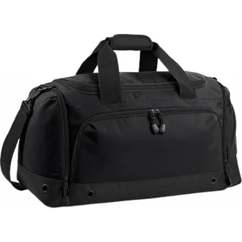 BagBase Atletická taška s tunelem na boty a přihrádkou na mokré věci 30 l Barva: černá - černá, Velikost: 54 x 29 x 26 cm BG544