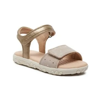Dámská obuv Geox Sandály J Sandal Haiti Girl J028ZA 007NF C0208 M Zlatá 24