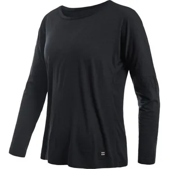 cyklistický dres Triko dlouhé dámské SENSOR MERINO AIR TRAVELLER černé XL
