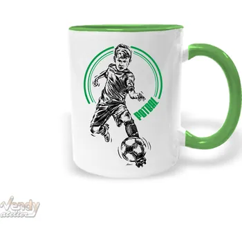 Hrnek - Fotbal Barva: Zelená