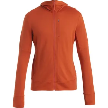 Pánská mikina ICEBREAKER Mens Merino 260 Quantum IV LS Zip Hoodie, Molten velikost: S