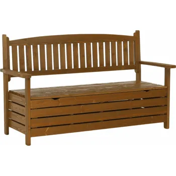 Zahradní lavička, hnědá, 150cm, AMULA